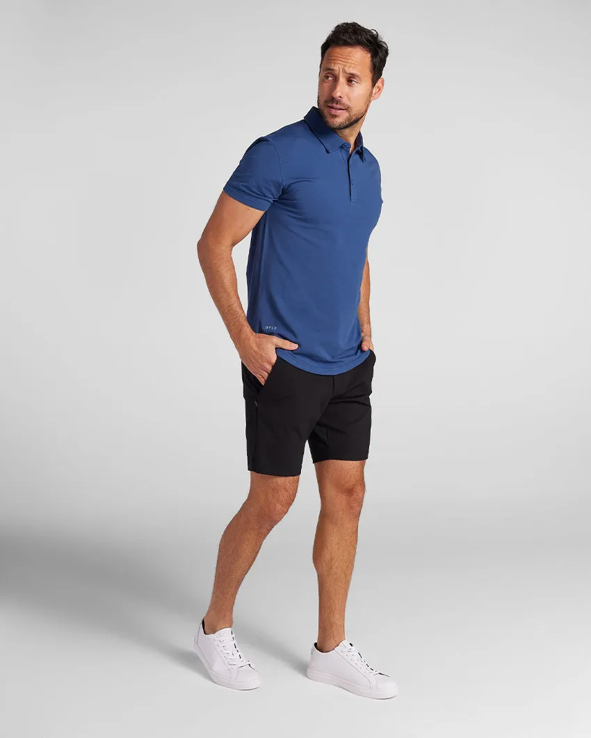 Drop-Cut Polo: BYLT Signature <!-- Size L -->