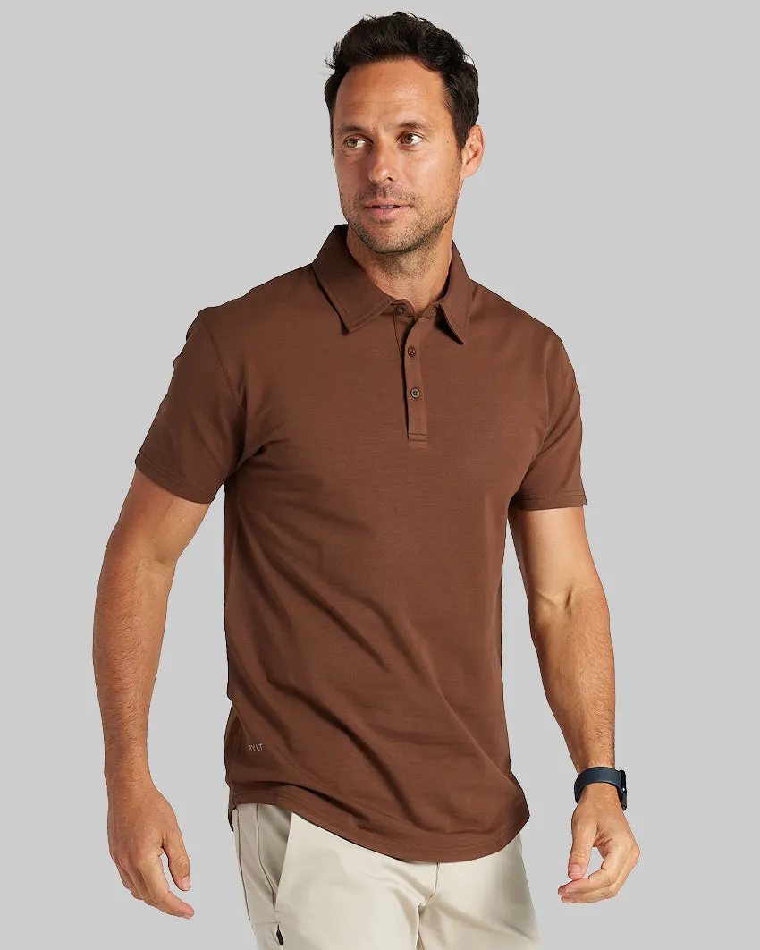 Drop-Cut Polo: BYLT Signature <!-- Size L -->