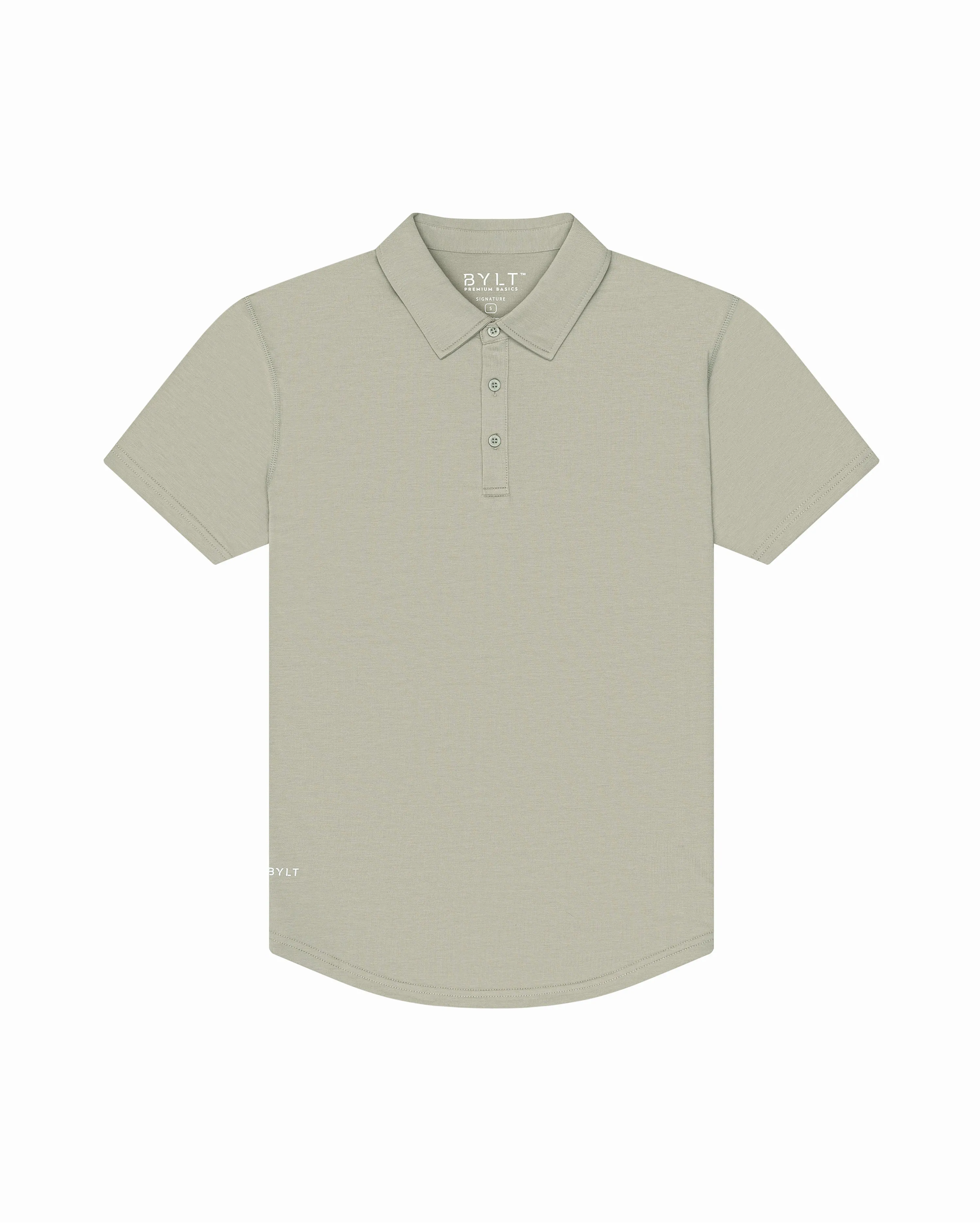 Drop-Cut Polo: BYLT Signature <!-- Size L -->