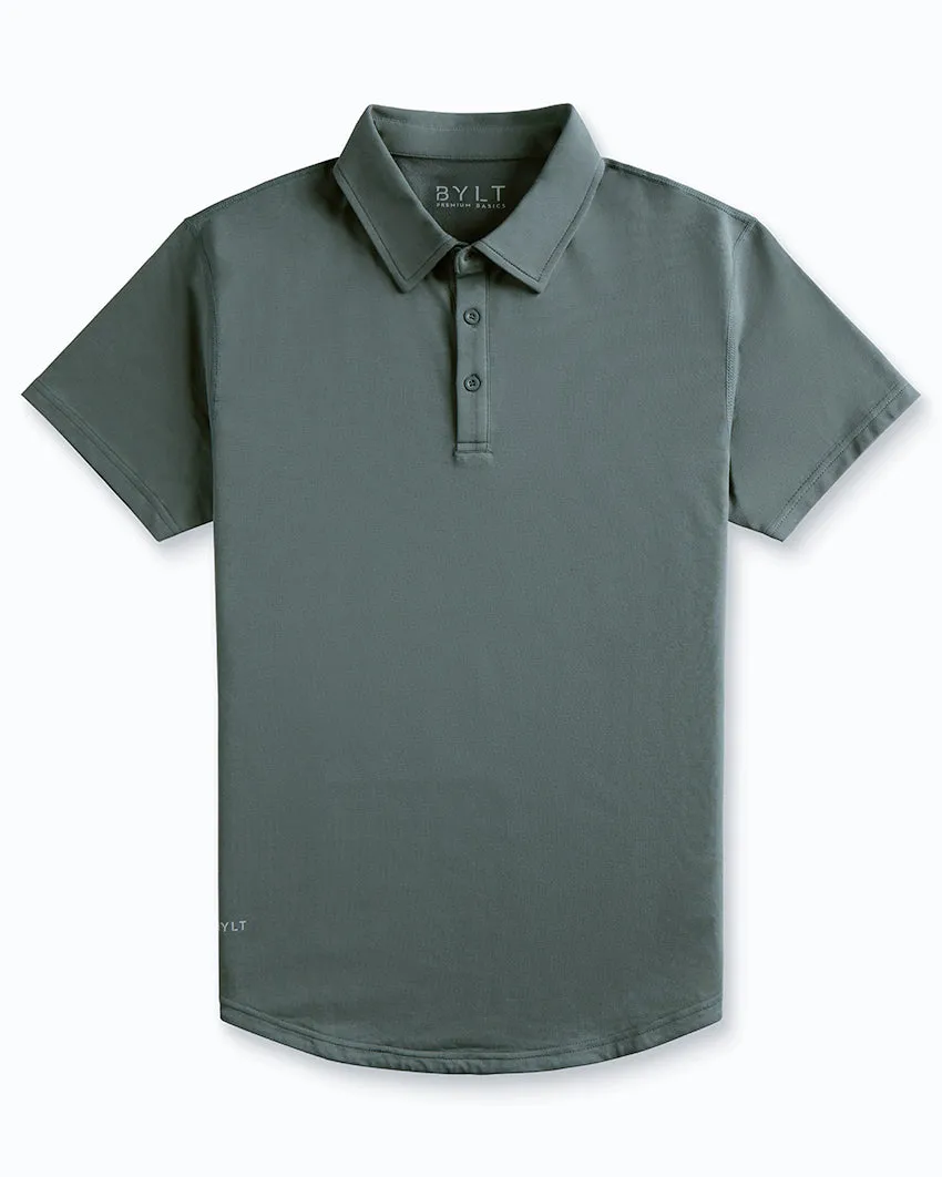 Drop-Cut Polo: BYLT Signature <!-- Size L -->