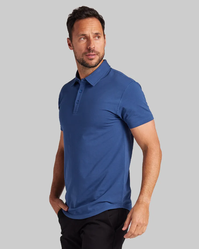 Drop-Cut Polo: BYLT Signature <!-- Size L -->