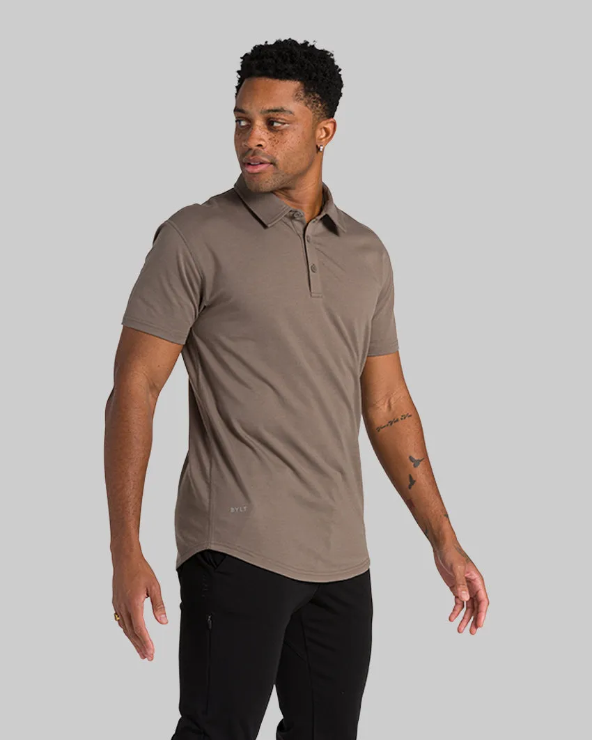 Drop-Cut Polo: BYLT Signature <!-- Size L -->