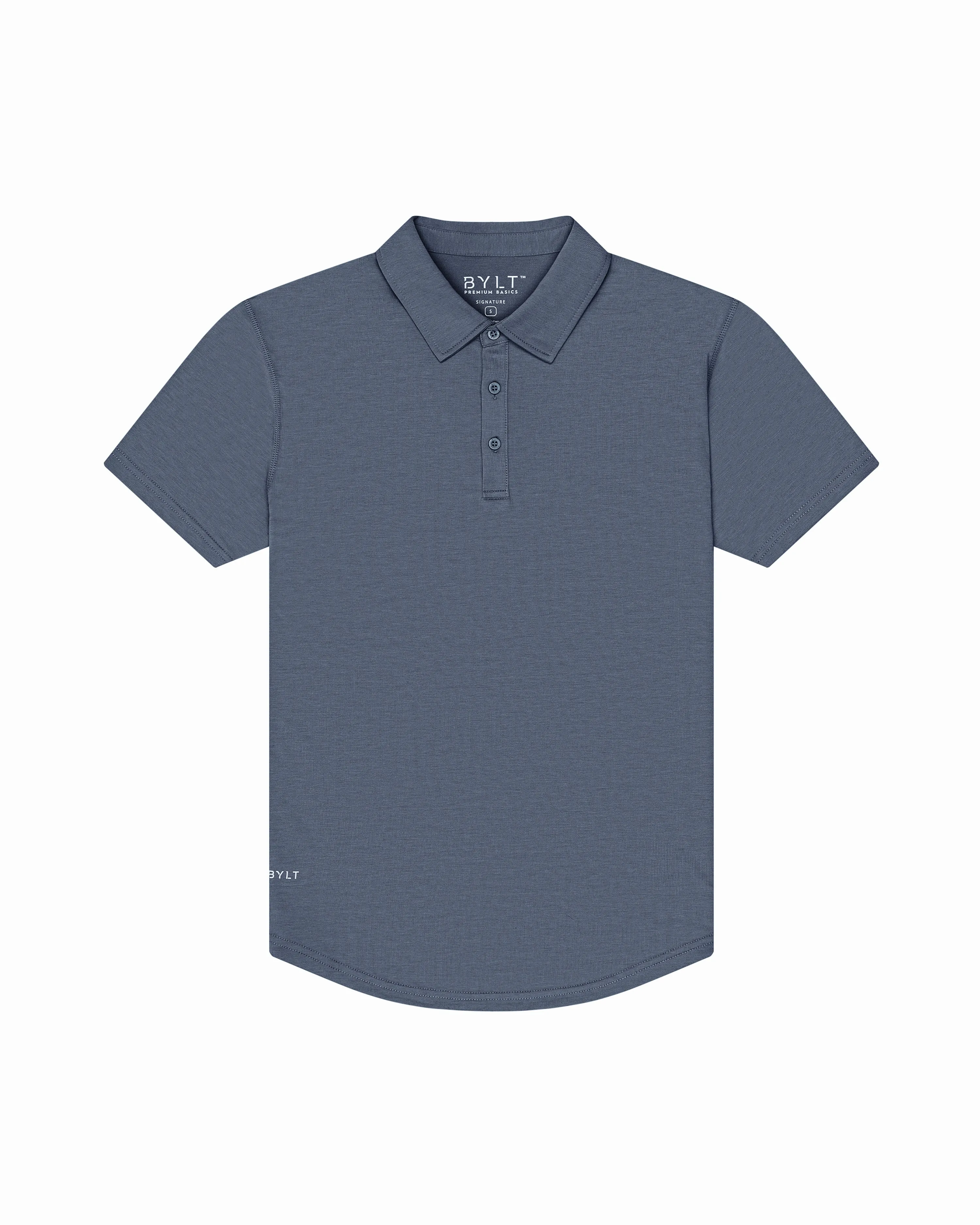 Drop-Cut Polo: BYLT Signature <!-- Size L -->