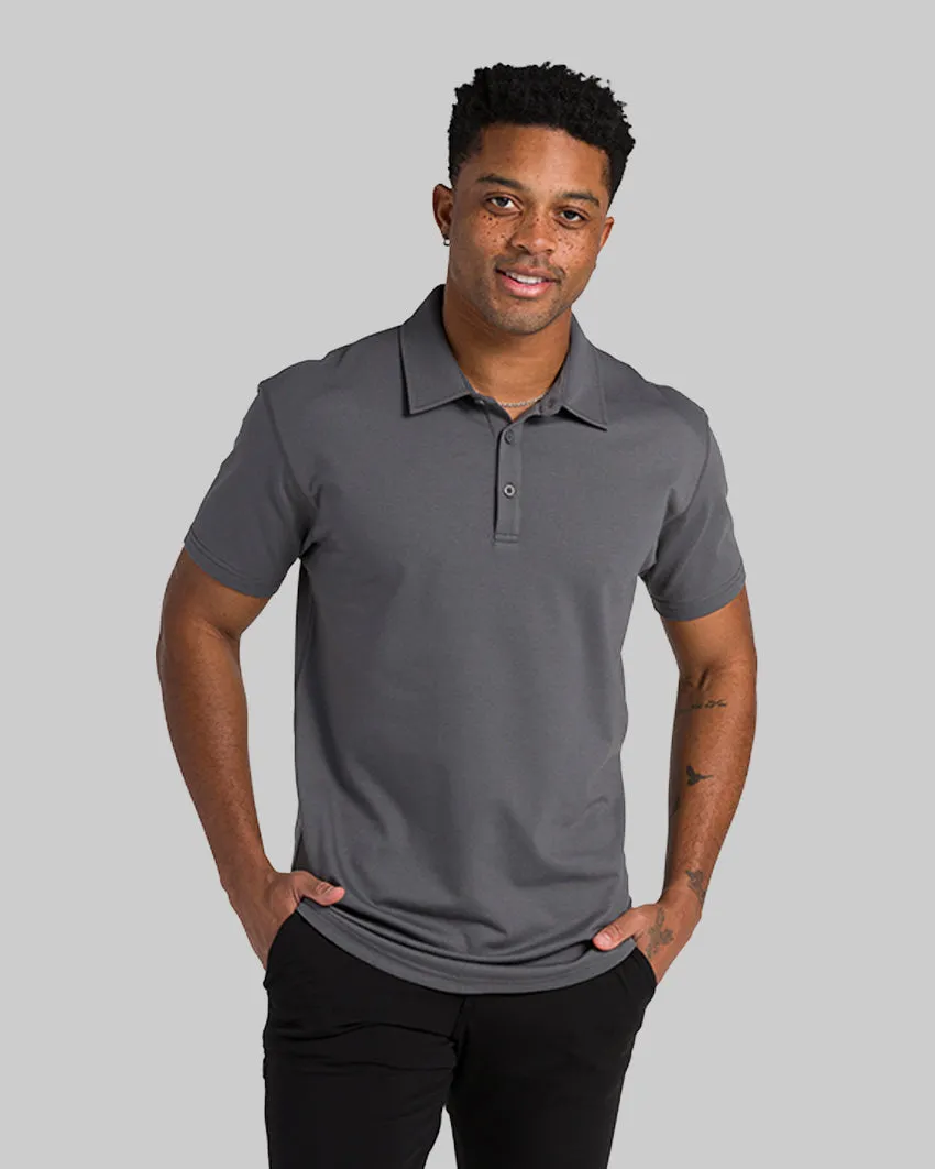 Drop-Cut Polo: BYLT Signature <!-- Size L -->