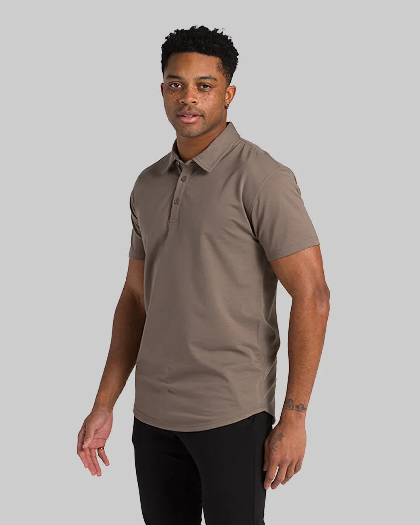 Drop-Cut Polo: BYLT Signature <!-- Size L -->