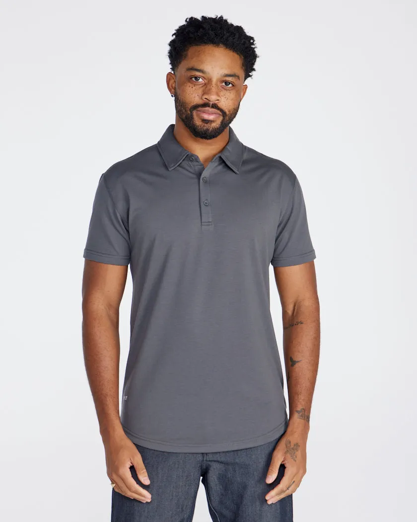 Drop-Cut Polo: BYLT Signature <!-- Size L -->