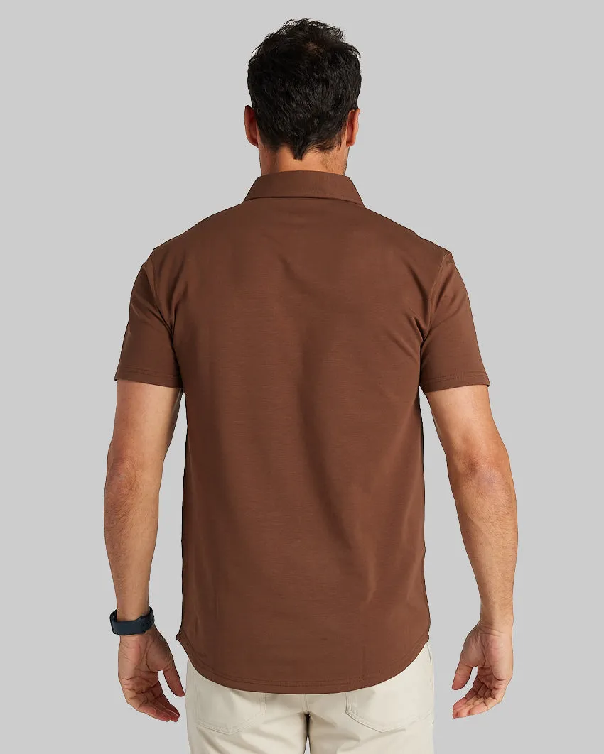 Drop-Cut Polo: BYLT Signature <!-- Size L -->