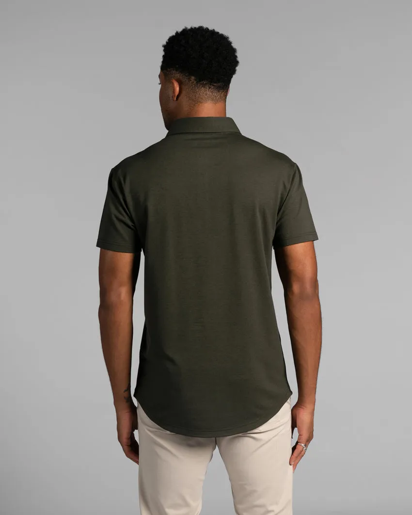 Drop-Cut Polo: BYLT Signature <!-- Size L -->