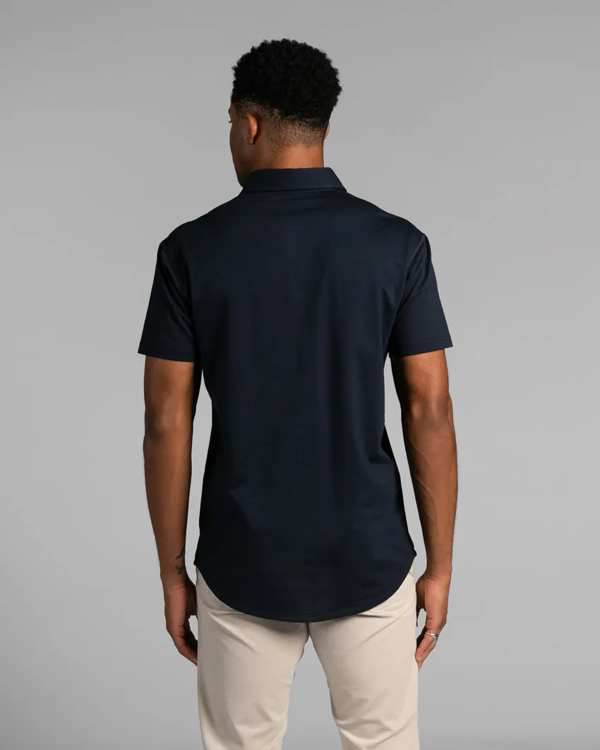Drop-Cut Polo: BYLT Signature <!-- Size L -->