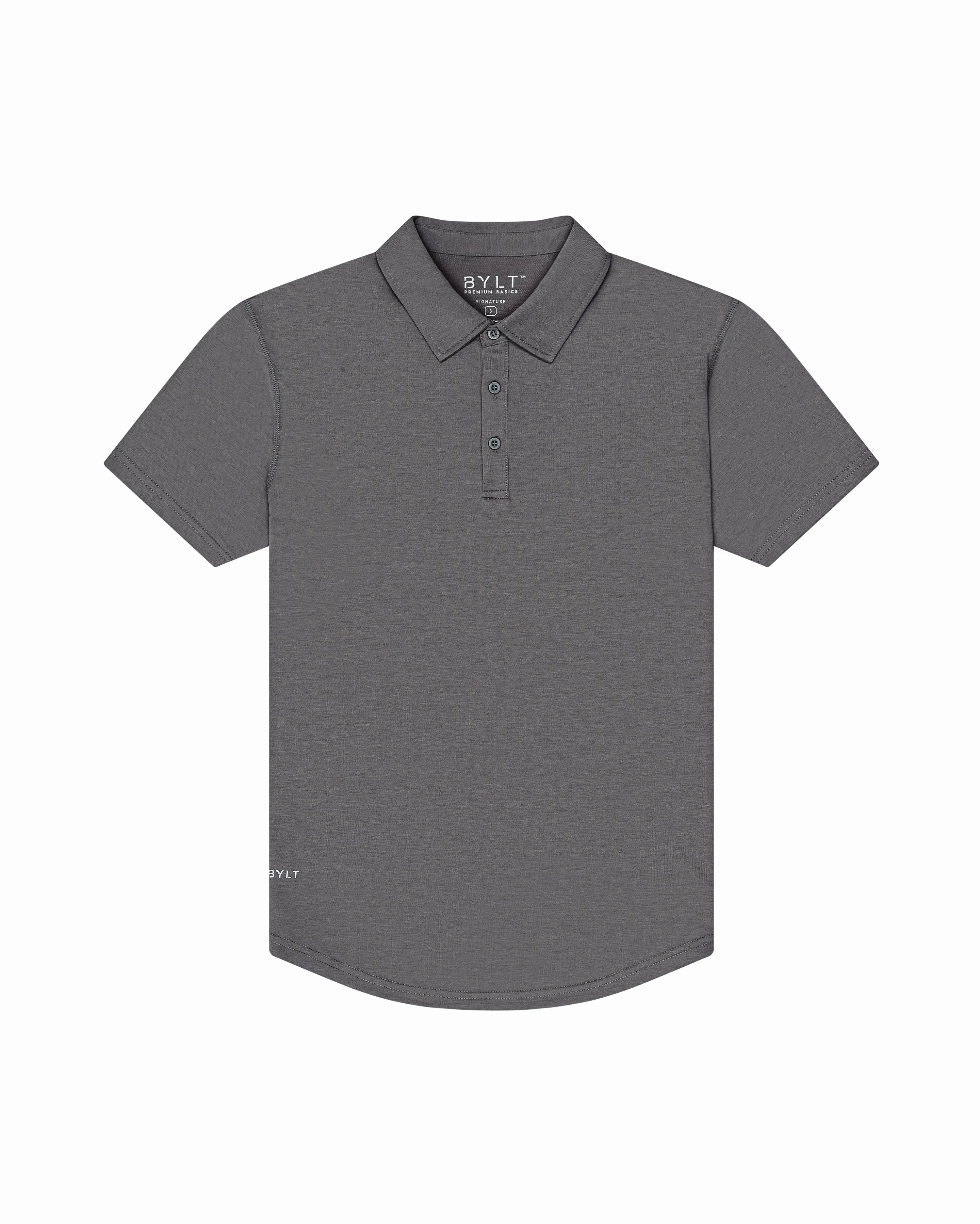 Drop-Cut Polo: BYLT Signature <!-- Size L -->