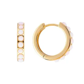 Fairley Ivory Opal Crystal Midi Huggies