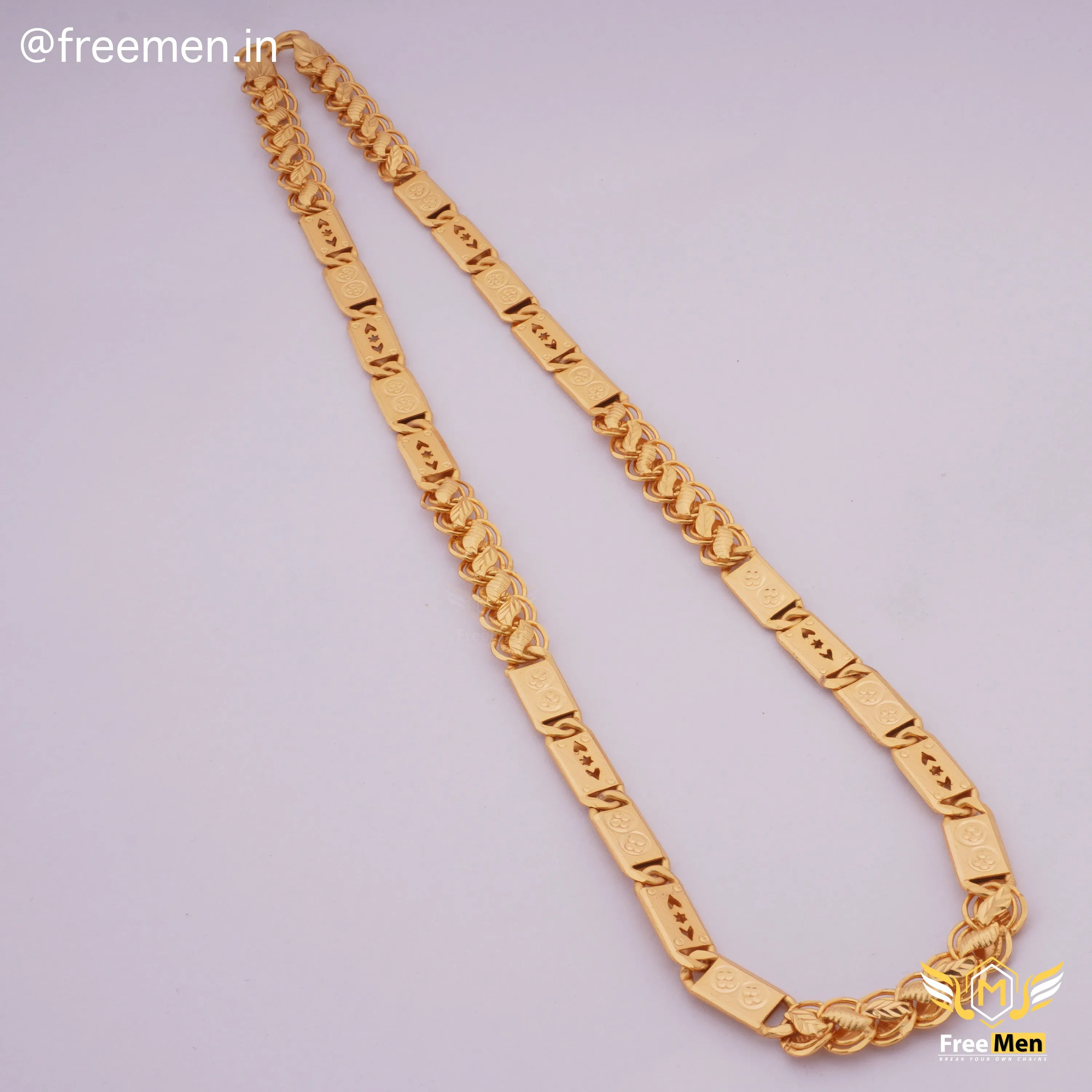 Freemen Fantastic Unique Style Lotus Nawabi Design Chain for Men - FM222