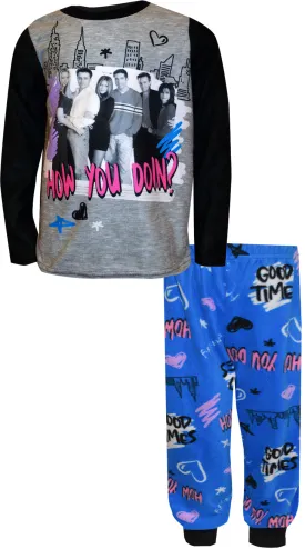 Friends Cast How You Doin? Fleece Pajamas