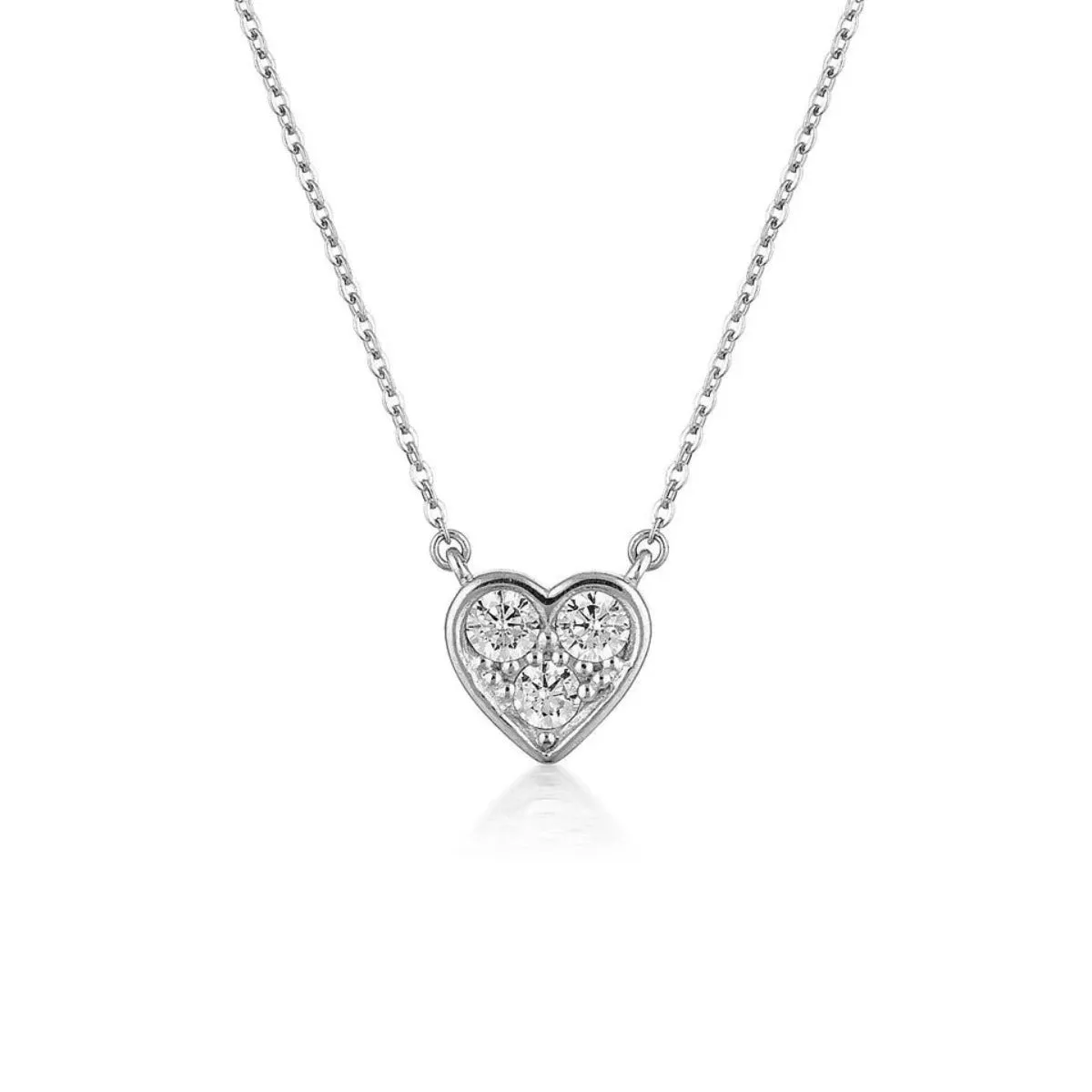 Georgini Sterling Silver Cupid Pendant Necklace