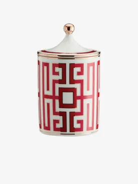 Sure, heres an optimized title for your e-commerce product: Luxurious Ginori 1735 Labirinto Scarlatto Red Candle