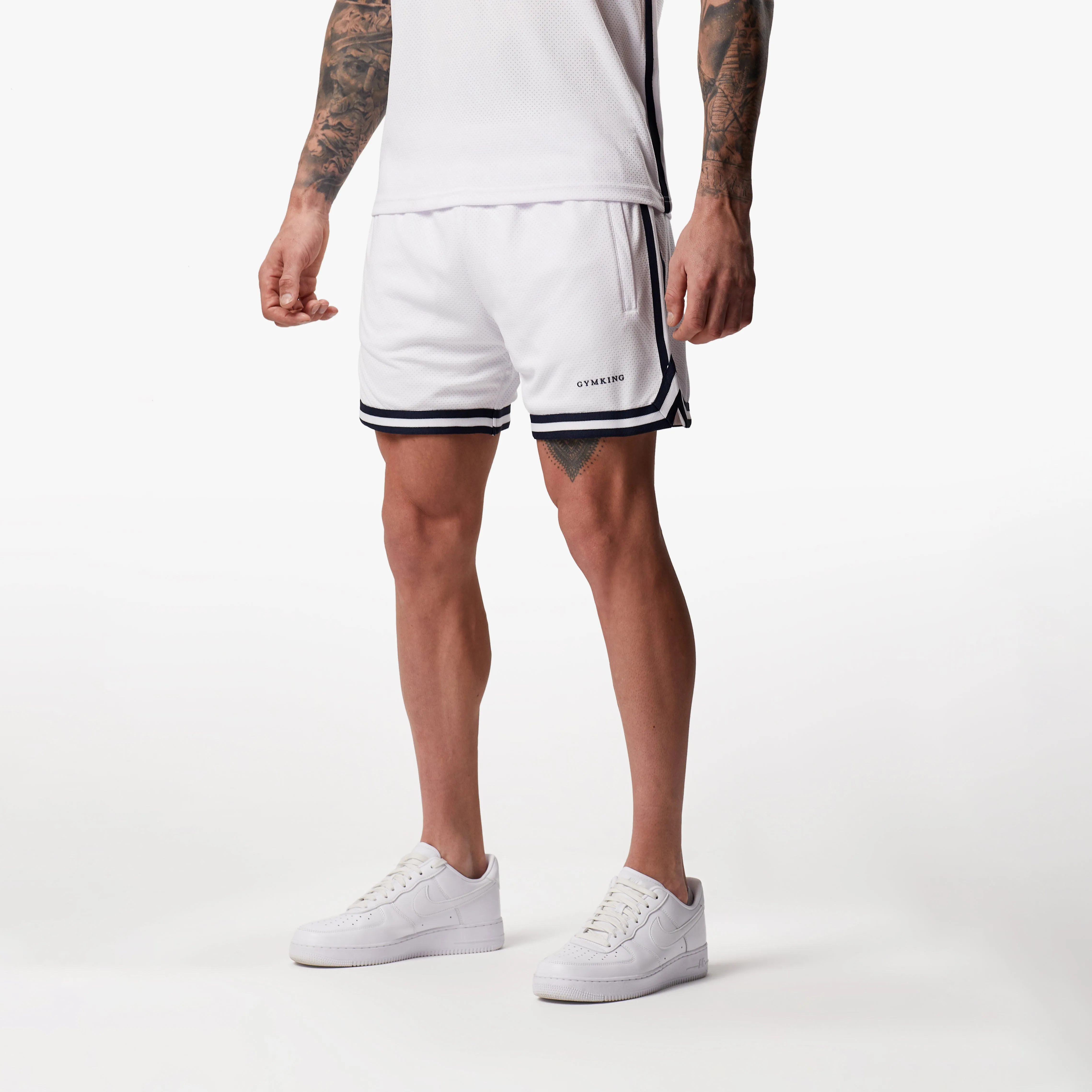 Gym King Higher State Short - White