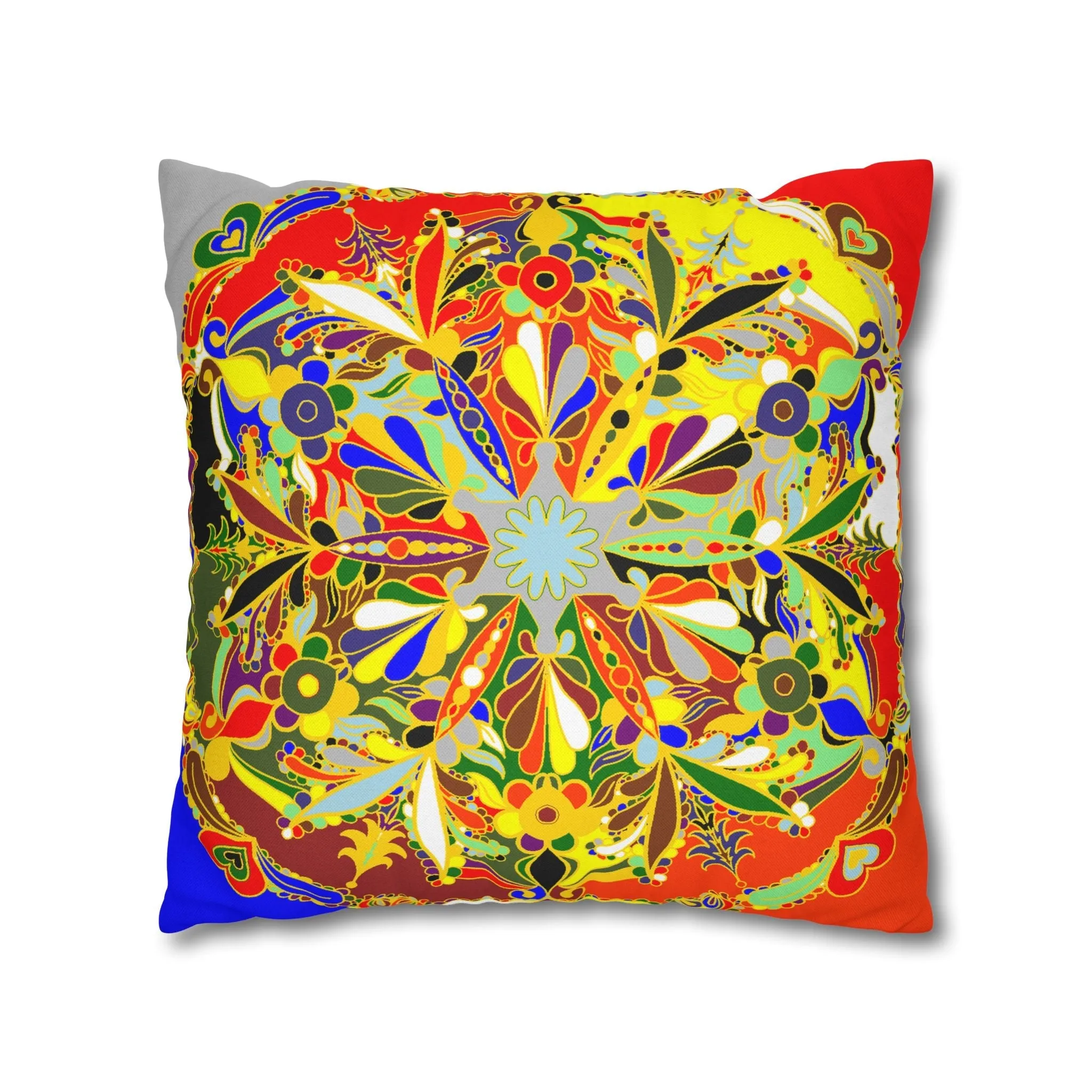Handmade Mandala Design Pillowcase - Christmas Mandala Art