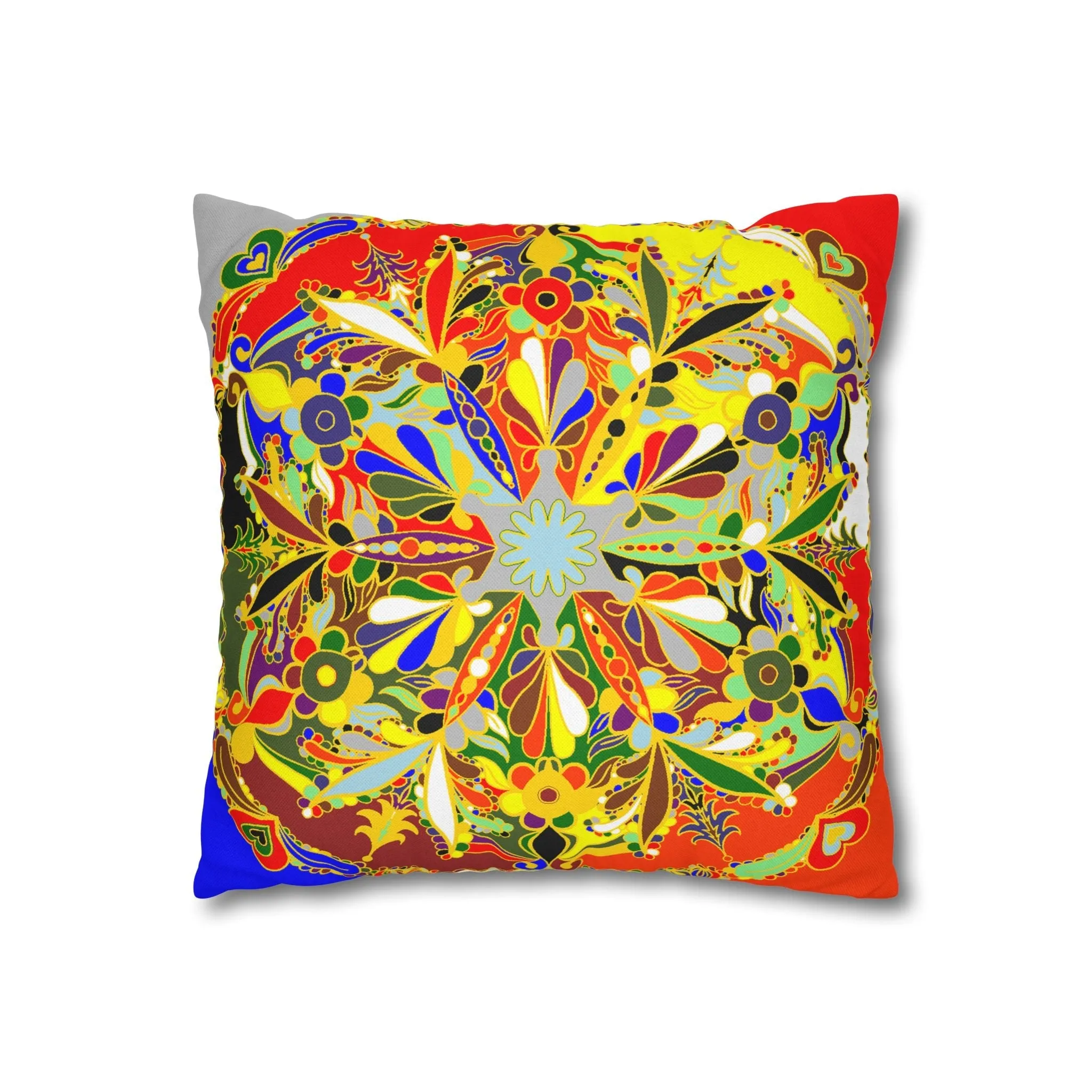Handmade Mandala Design Pillowcase - Christmas Mandala Art