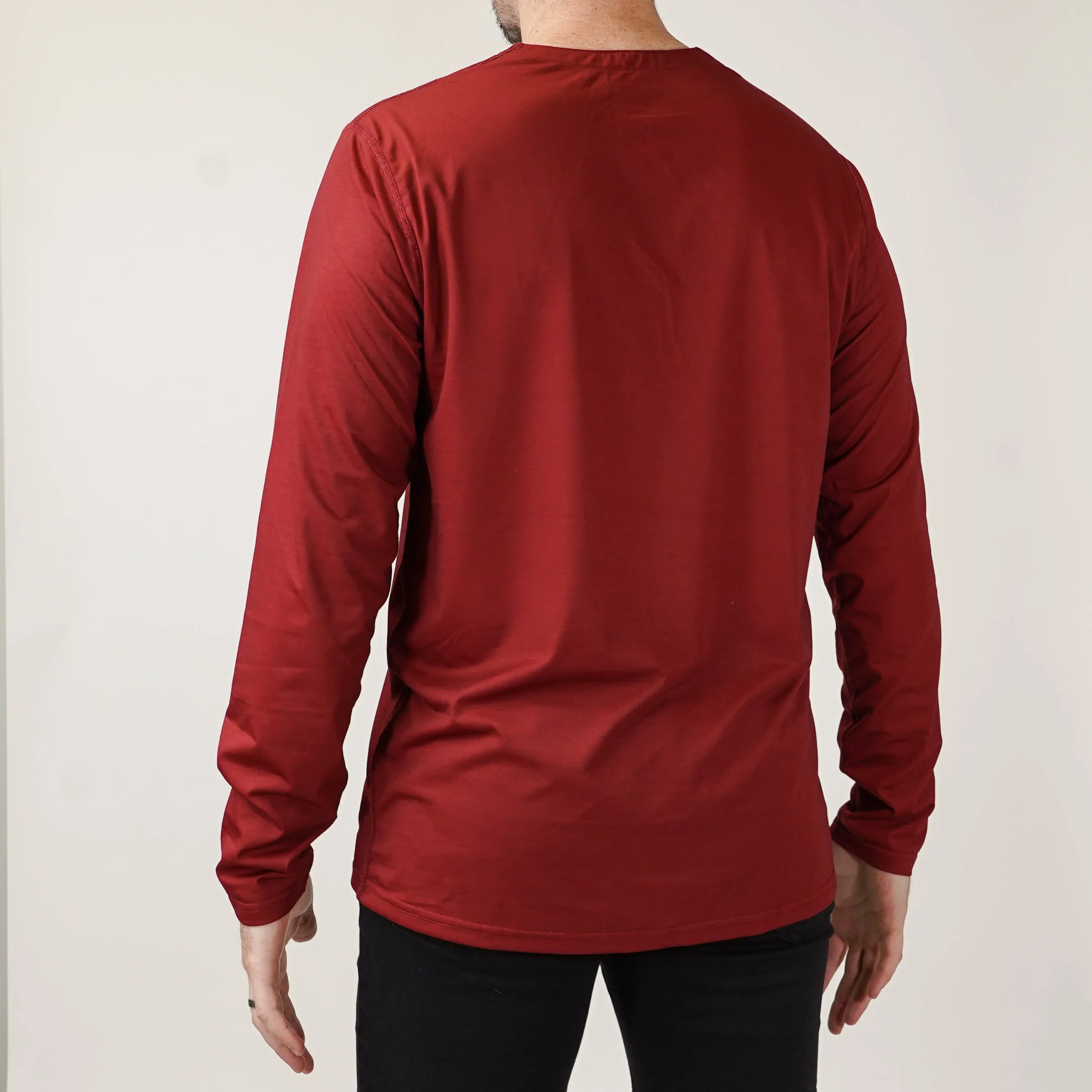 Henley - Maroon