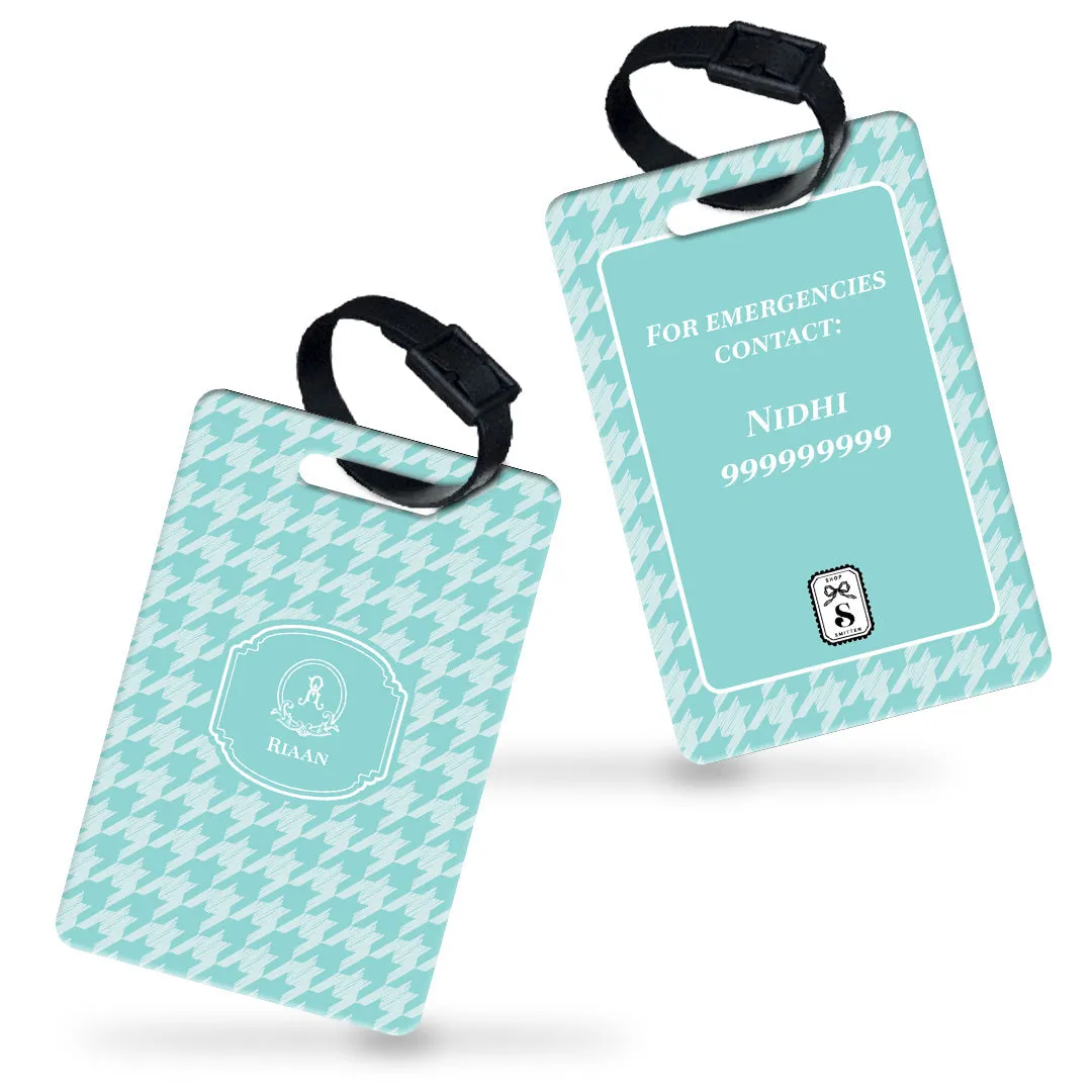 Houndstooth  Bag Tag