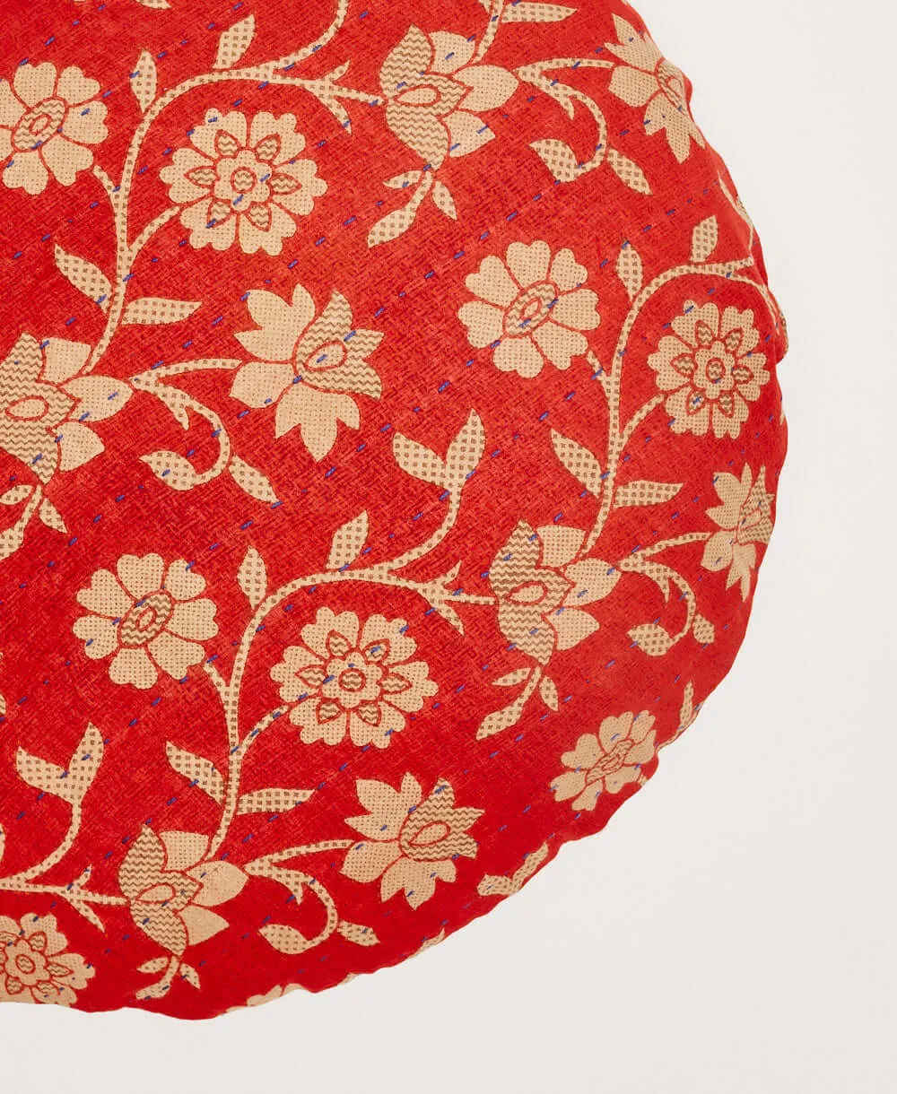 Kantha Round Pillow - No. 230837