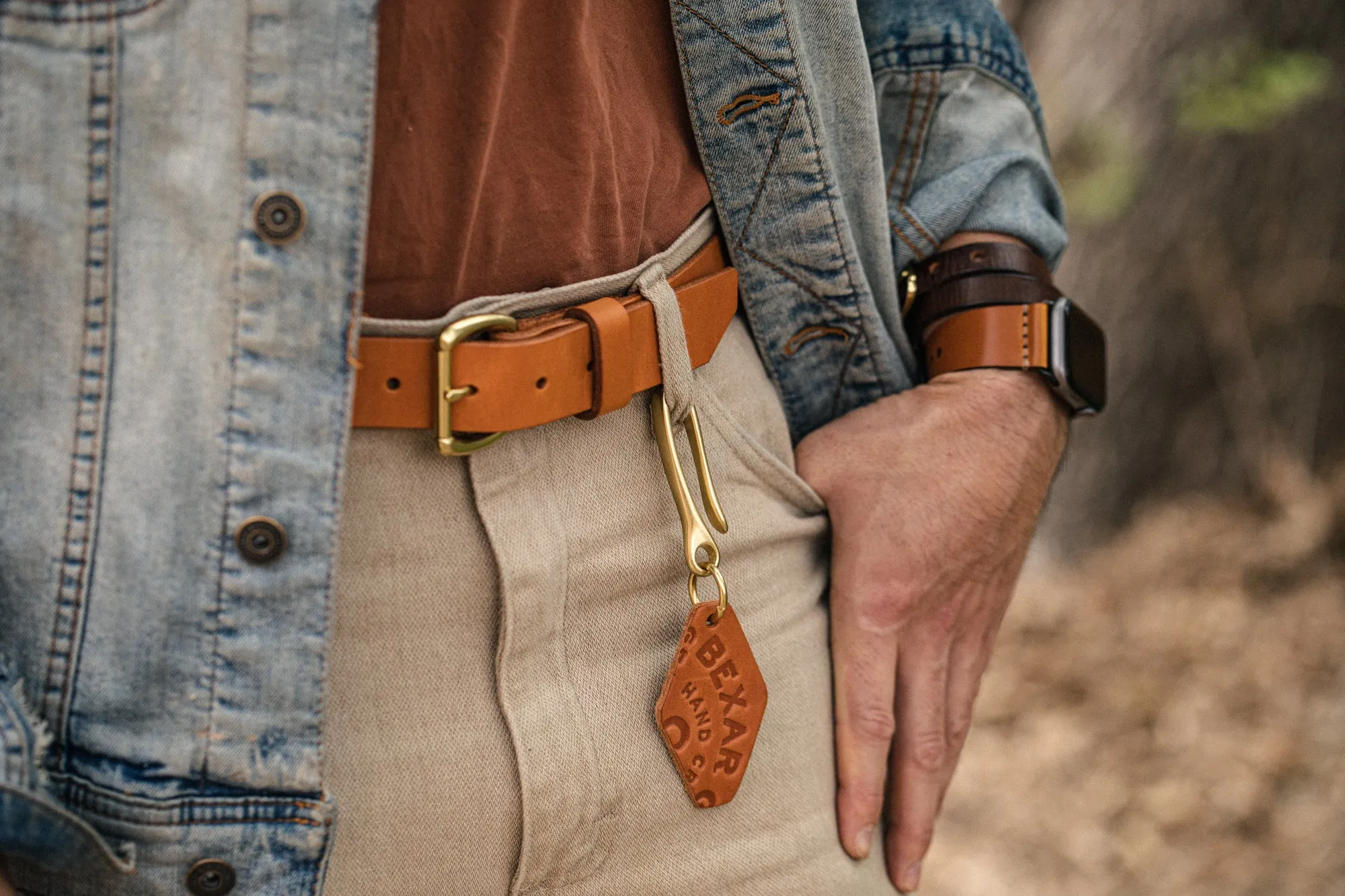 Keeper Brass Belt 1.25"