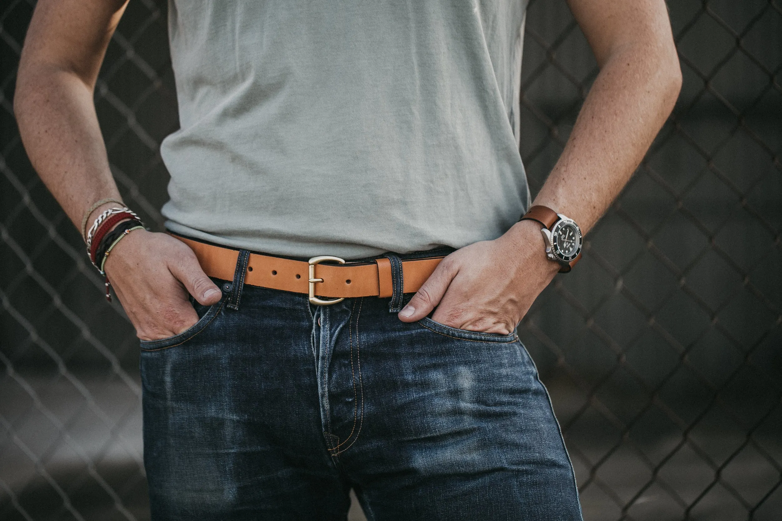Keeper Brass Belt 1.25"