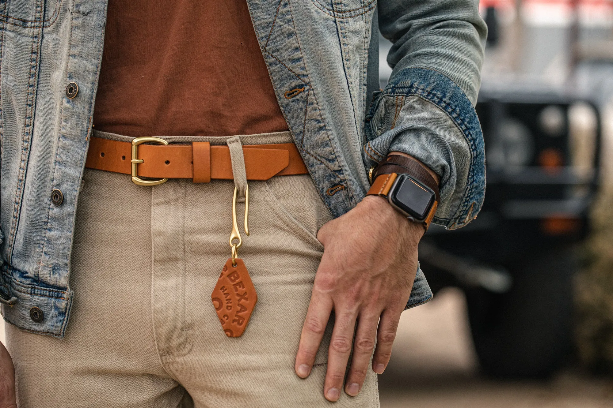 Keeper Brass Belt 1.25"