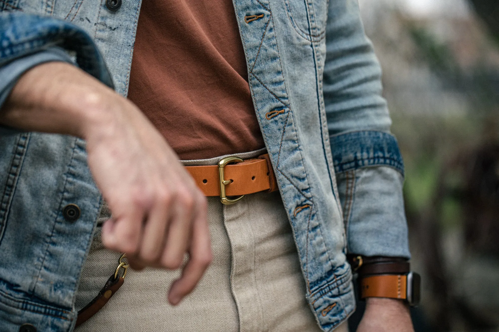 Keeper Brass Belt 1.25"