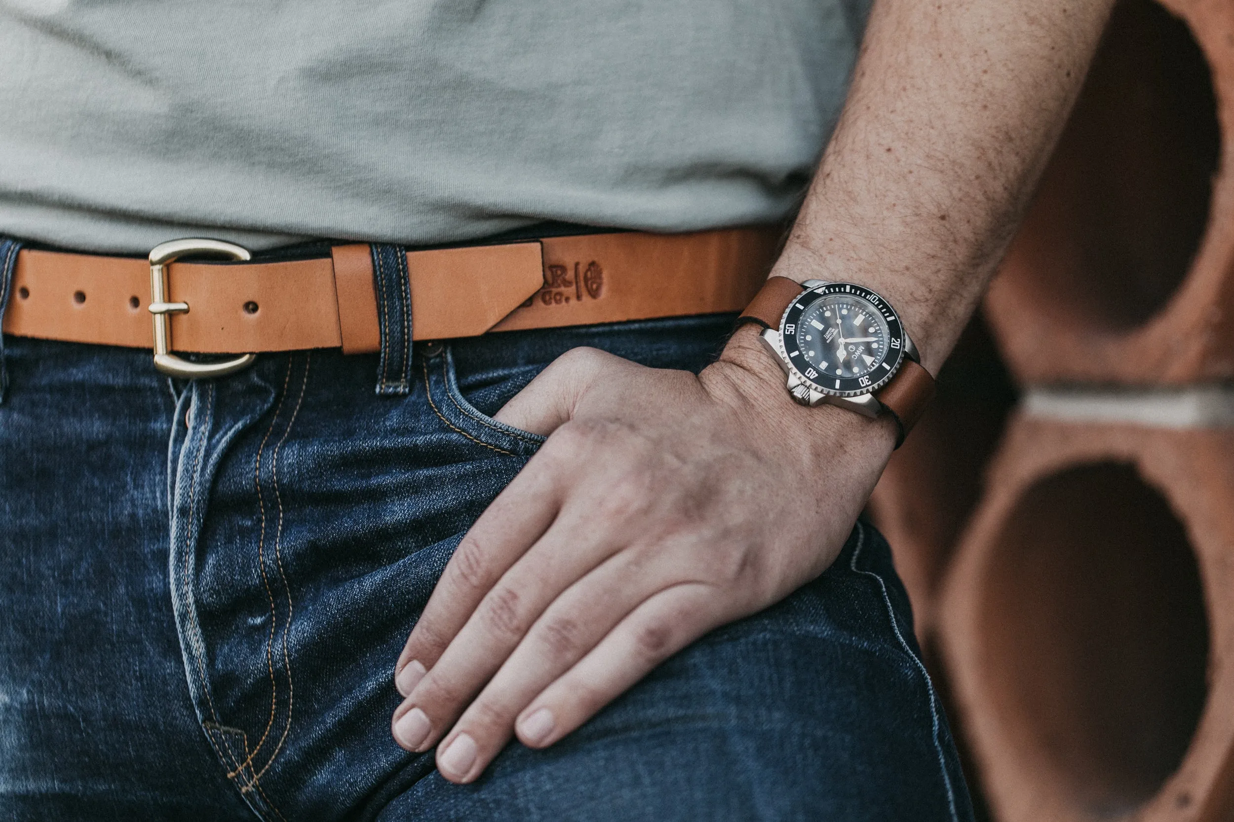 Keeper Brass Belt 1.25"