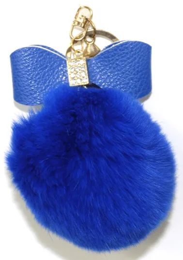Key Chain Rabbit Poms