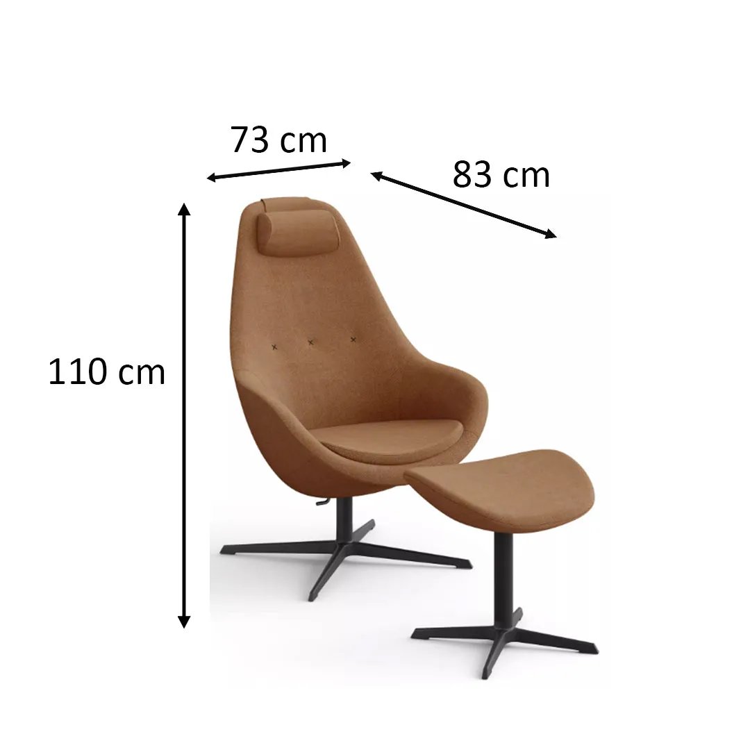 Kokon with Footrest Chair by Varier