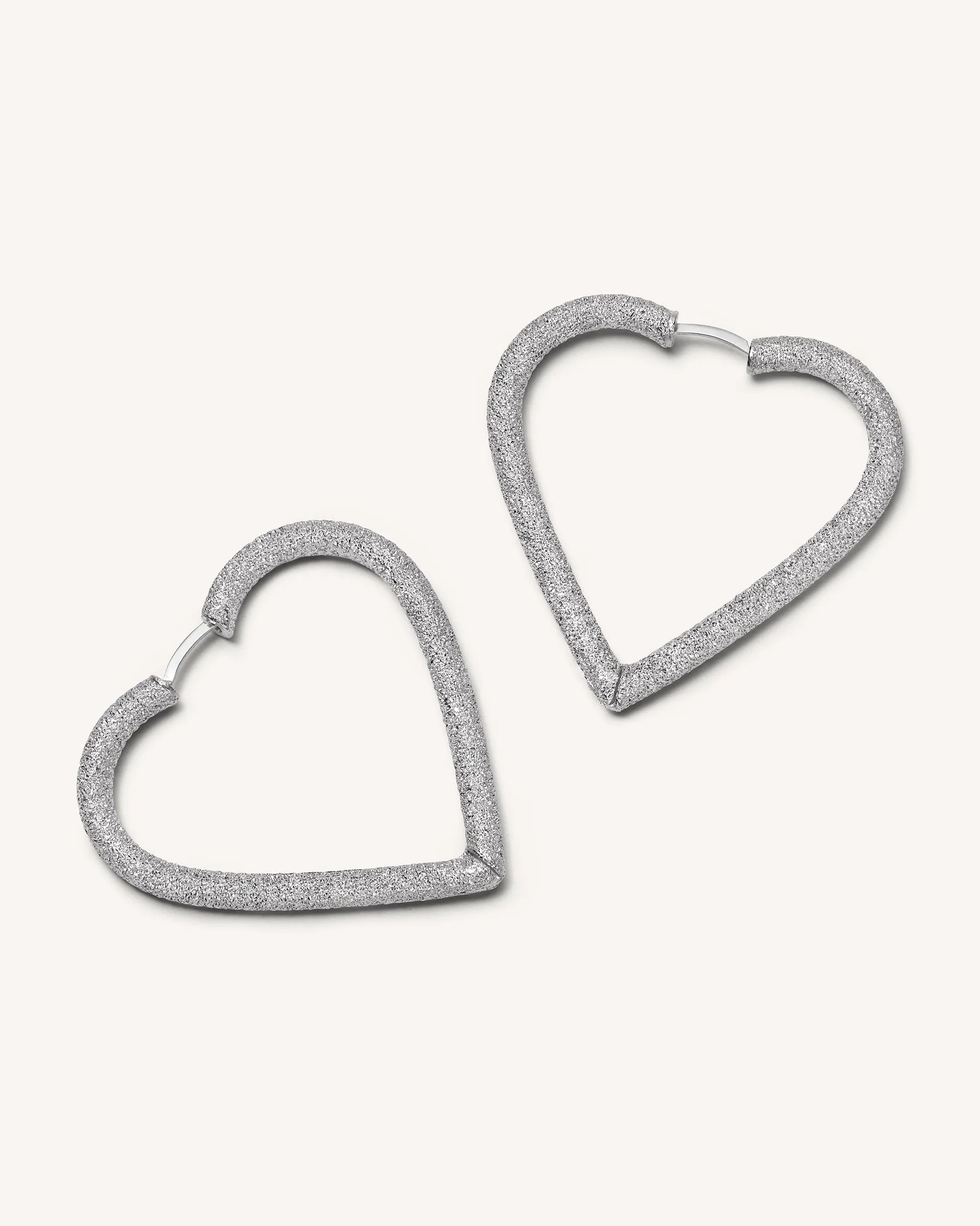 Large Cuore Hoop Earrings