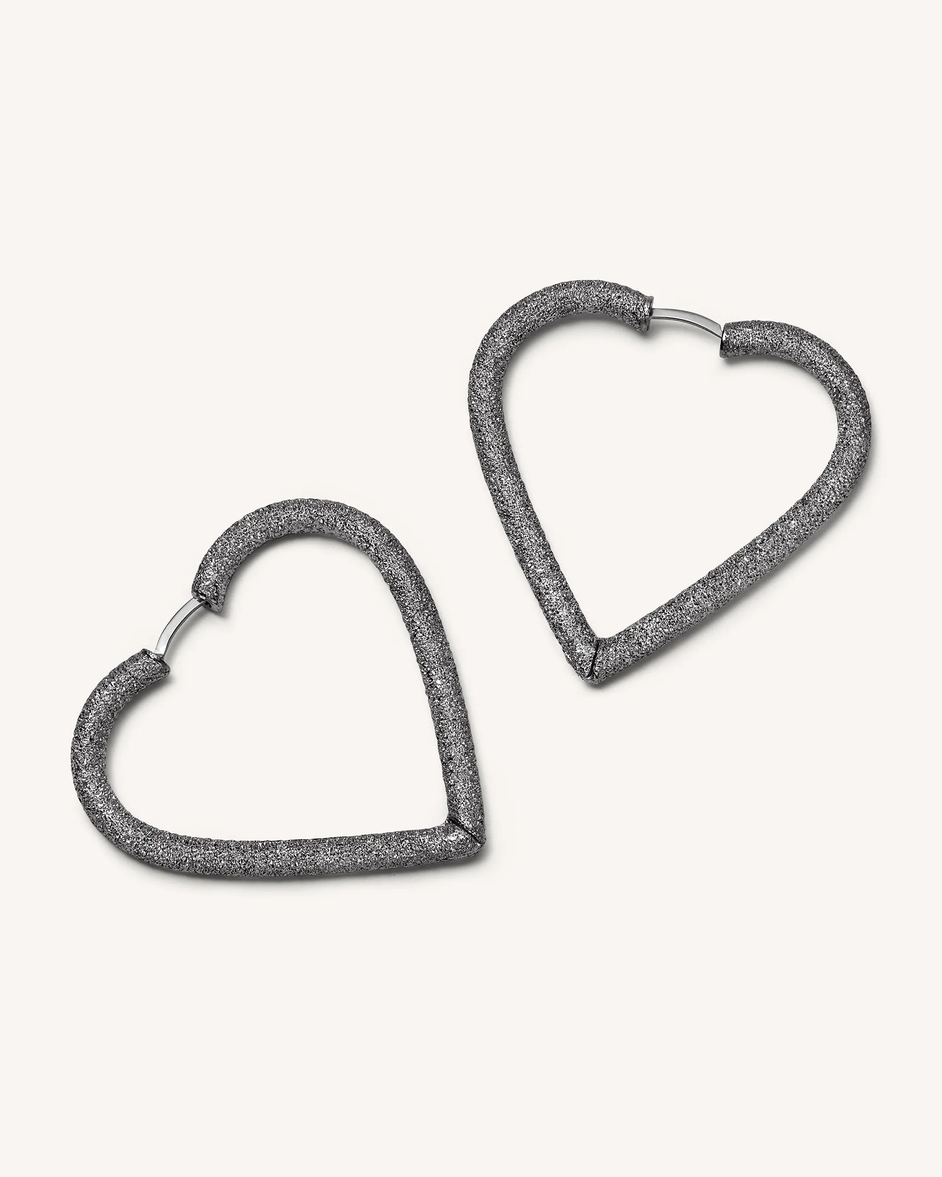 Large Cuore Hoop Earrings
