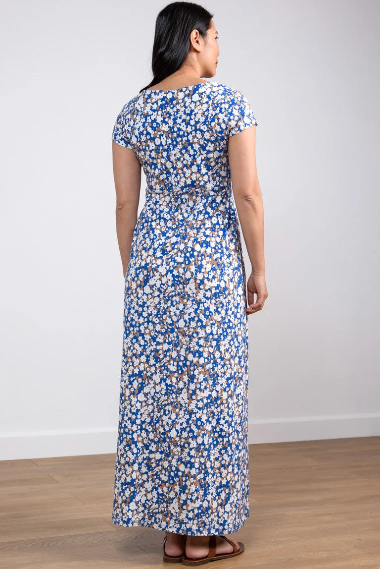Lily & Me - Penelope Maxi Dress Confetti - Cobalt