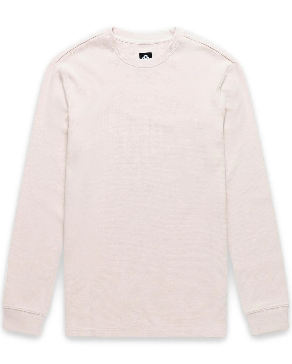 Long Sleeve Waffle Knit Crew
