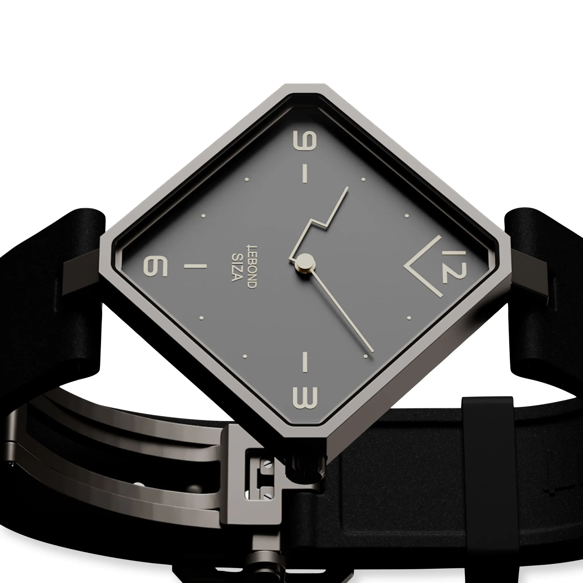 Álvaro Siza Lebond Diamond Watch - Black