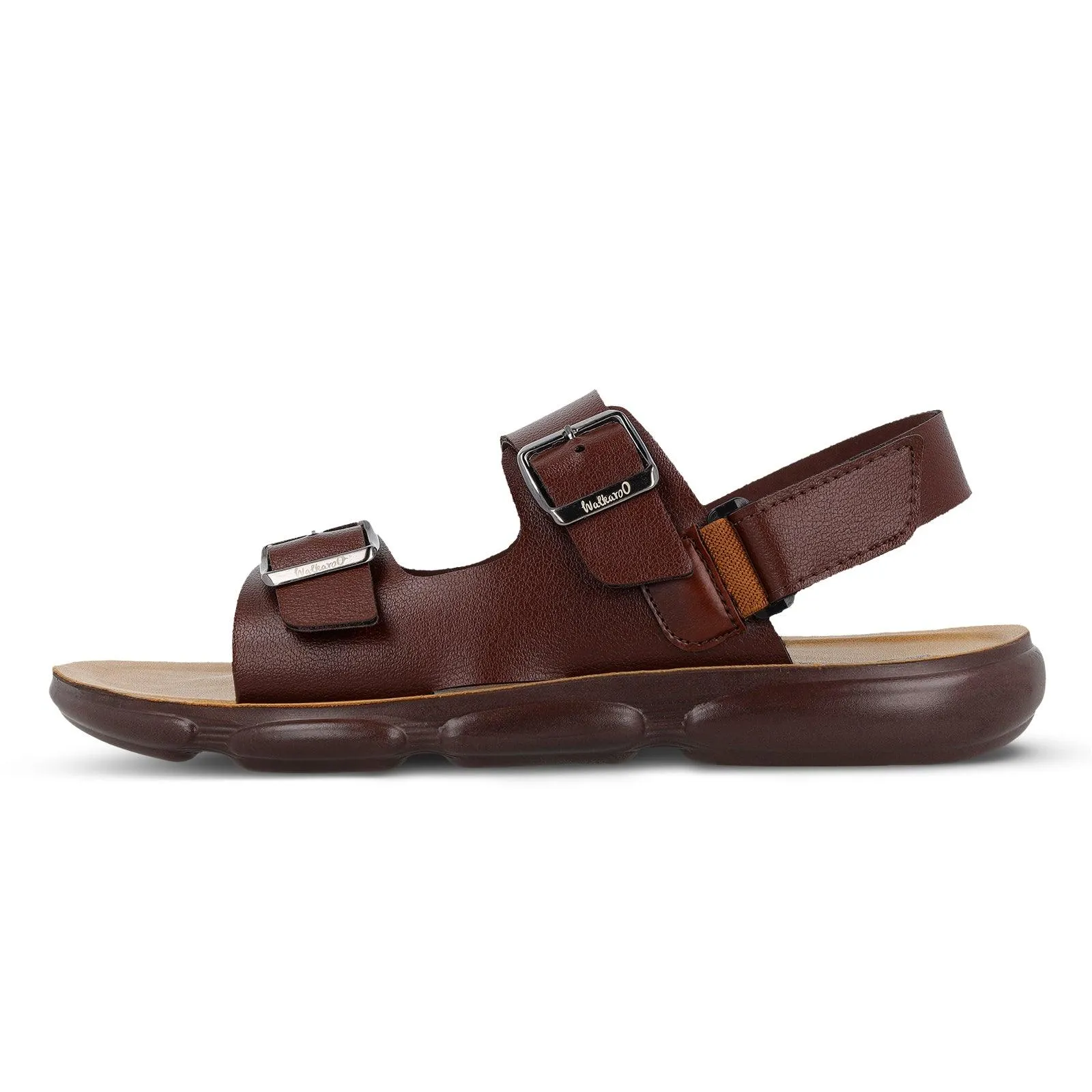 Mens Brown Daily Wear Sandals - WE1713