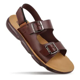 Mens Brown Daily Wear Sandals - WE1713