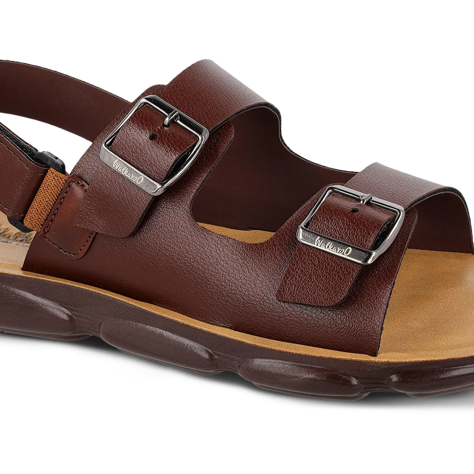 Mens Brown Daily Wear Sandals - WE1713