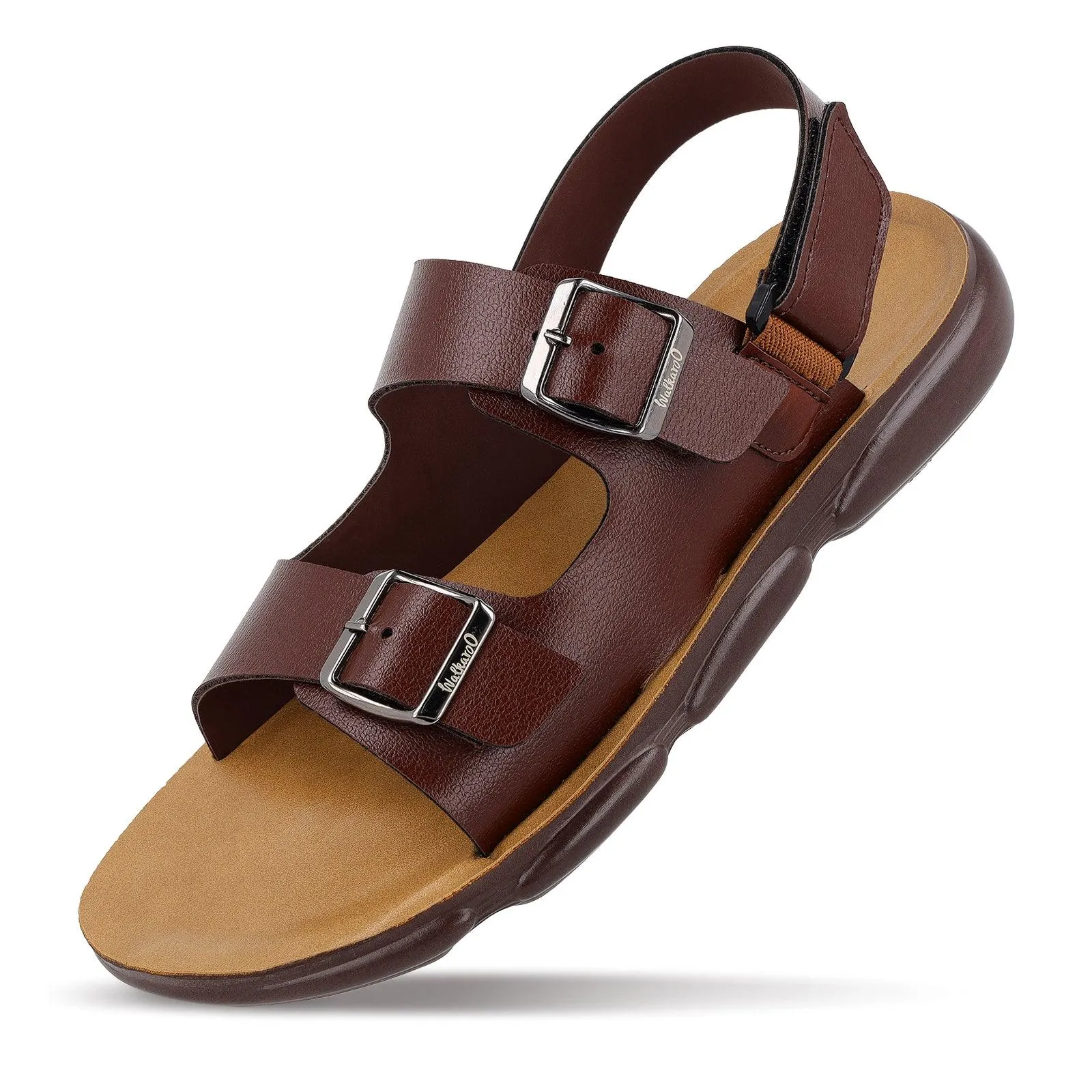 Mens Brown Daily Wear Sandals - WE1713