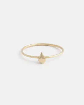 Mini Dew Drop Ring in Gold