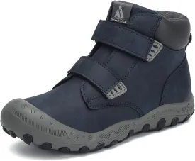 Mishansha Unisex-Child Outdoor Ankle Hiking Boots Boys Girls Trekking Walking Shoes with Hook and Loop