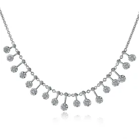 Necklace in 18k Gold with Diamonds