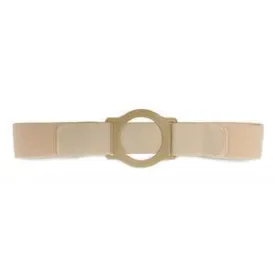 Nu-Comfort 2" Wide Beige Support Belt 2-1/4" I.D. Ring Plate 36"-40" Waist Large, Latex-Free