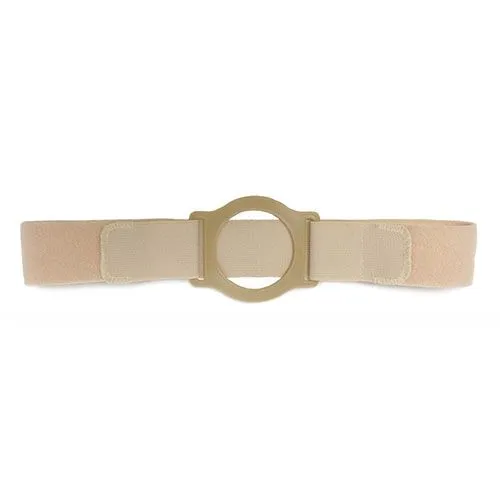 Nu-Comfort 2" Wide Beige Support Belt 2-7/8" I.D. Ring Plate 41" - 46" Waist X-Large, Latex-Free