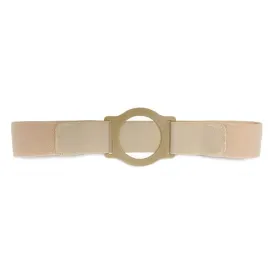 Nu-Comfort 2" Wide Beige Support Belt 3-1/4" I.D. Ring Plate 32"-35" Waist Medium, Latex-Free