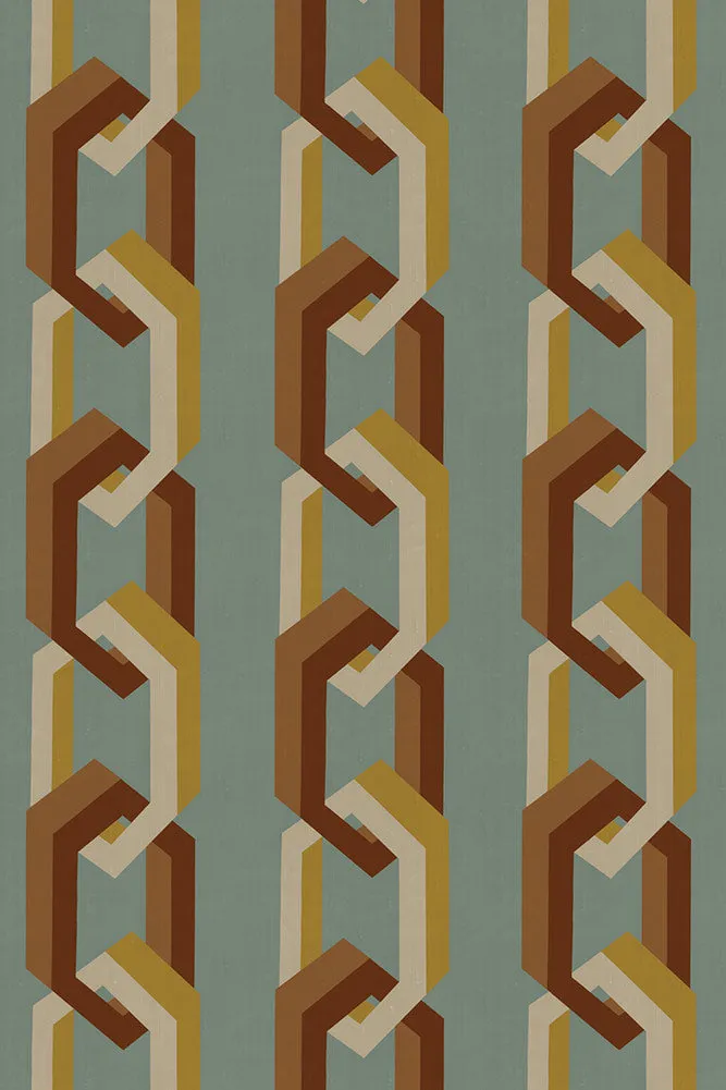 Poodle & Blonde Chain Of Fools Jade Wallpaper