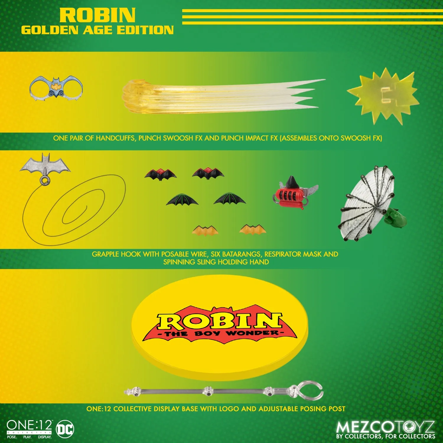 **Pre Order**Mezco One 12 Golden Age Robin Action Figure