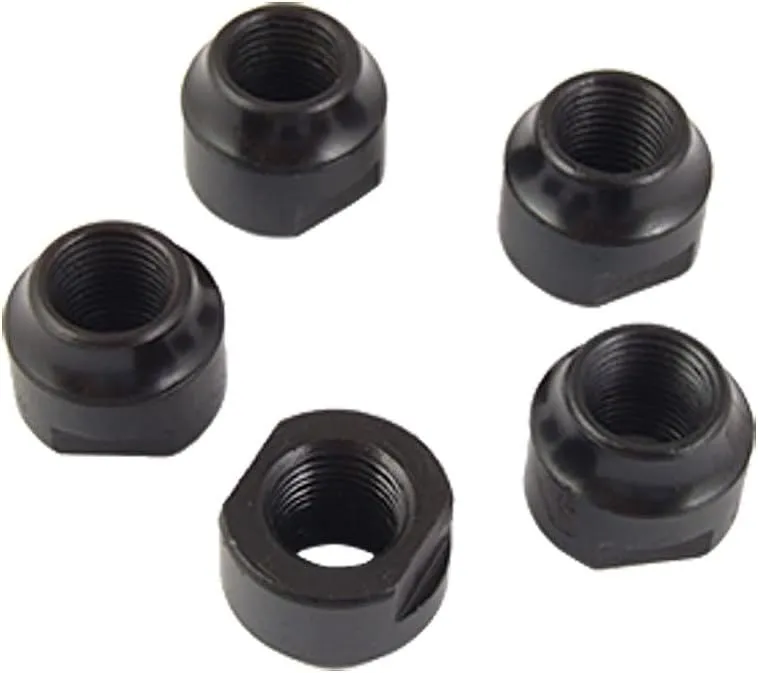 Qtqgoitem 5 Pcs Black 9.1mm Dia Female Thread Bike Rear Axle Cone (Model: b28 c0b d26 597 e67)